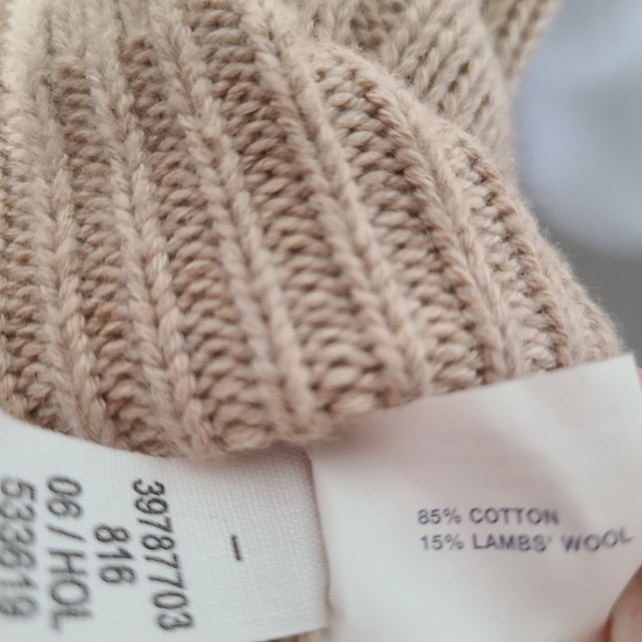 Gap Tan Low Cut Cowl Neck Sweater Size XS - Picture 9 of 9